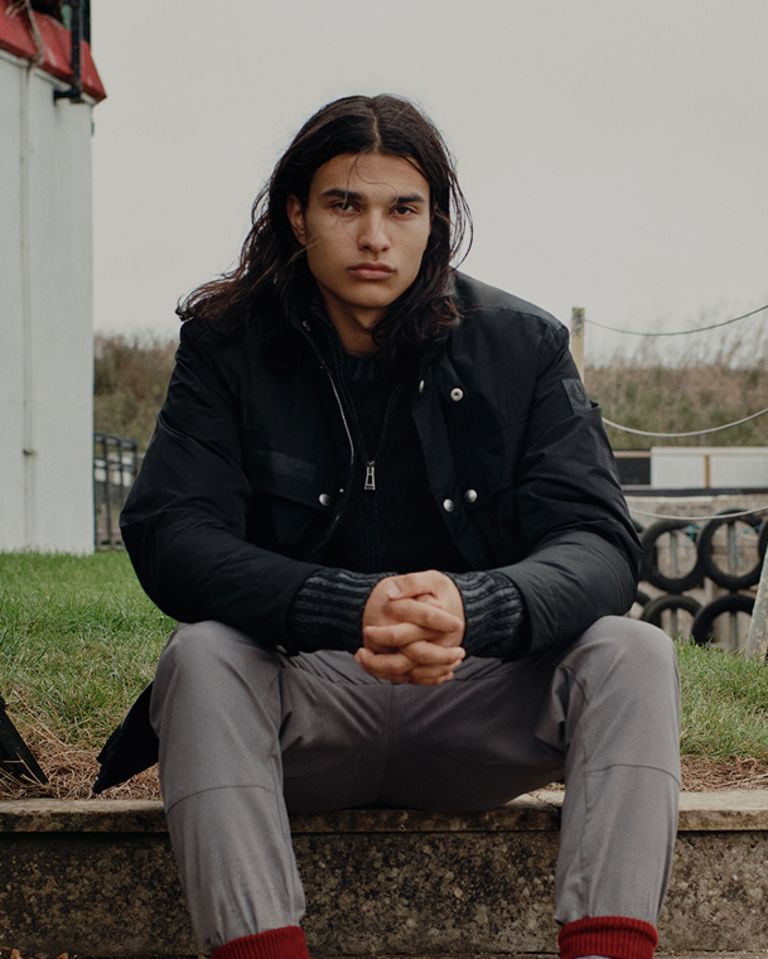 Competition Field Jacket in Black.